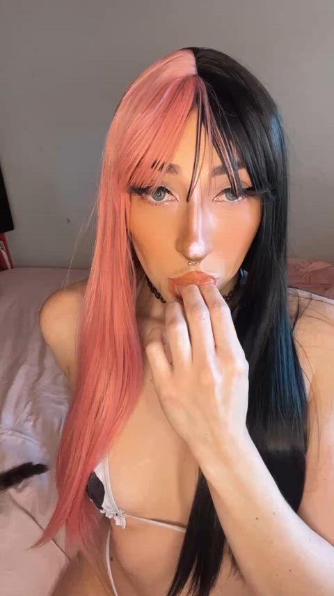 ahegao amateur tits gif