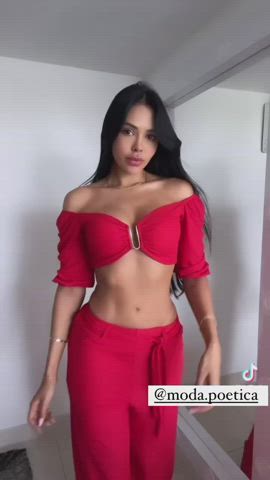 ass big tits booty latina milf tiktok gif