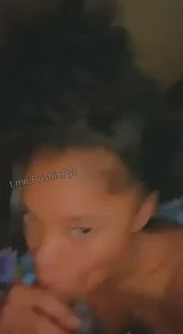 blowjob ebony tag teen gif