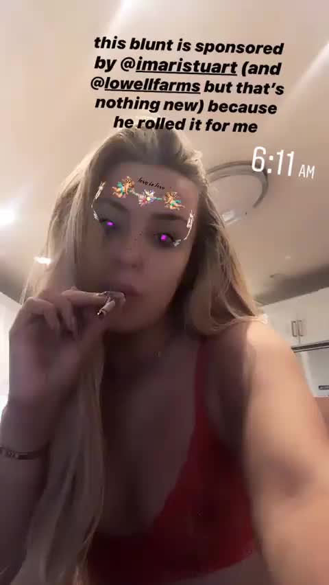 Tana Mongeau red see through bra