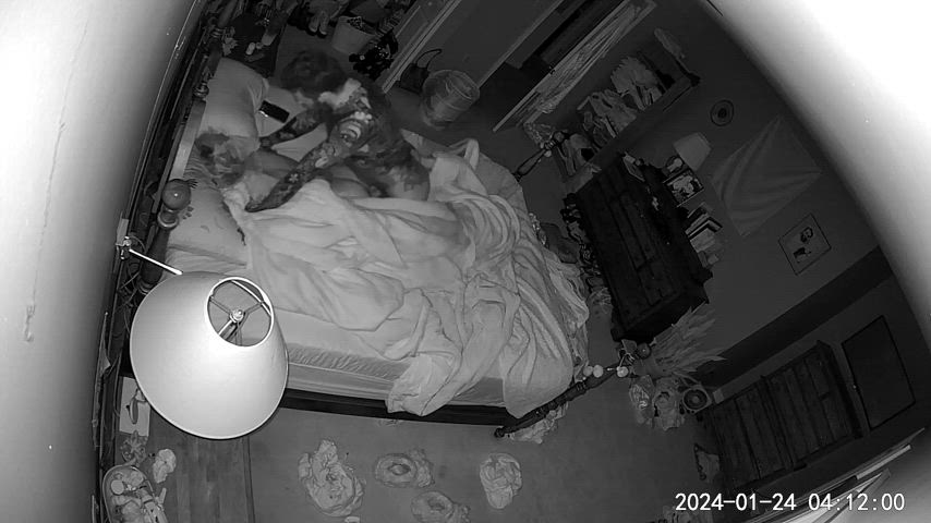 Cant go wrong with a bedroom camera to catch the fun!