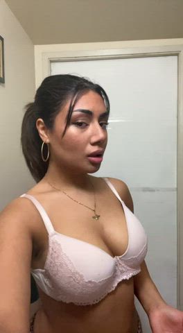 any ideas what to do if you're locked up in a bathroom with a horny busty 19 yo arab