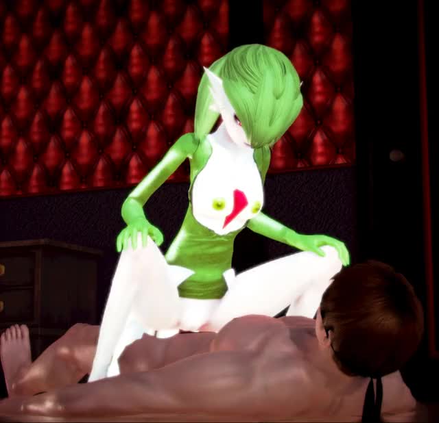 Gardevoir, Honey_Select, KrideK, Porkyman, animated, webm