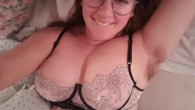 Lounging in some new lingerie :)
