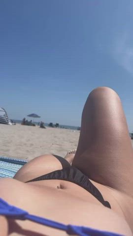 Beach Bikini Feet gif