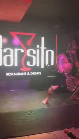 Big Dick Dancing Gay Hispanic Nightclub Stripper Striptease gif