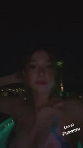 Bikini Freckles Redhead gif