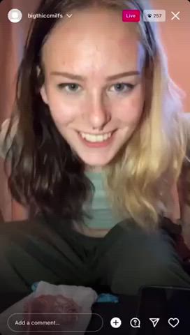 Flashing Vibrator White Girl gif