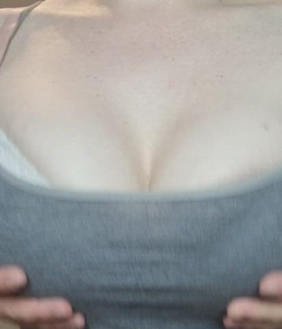 Boobs British Jiggling MILF Tits gif