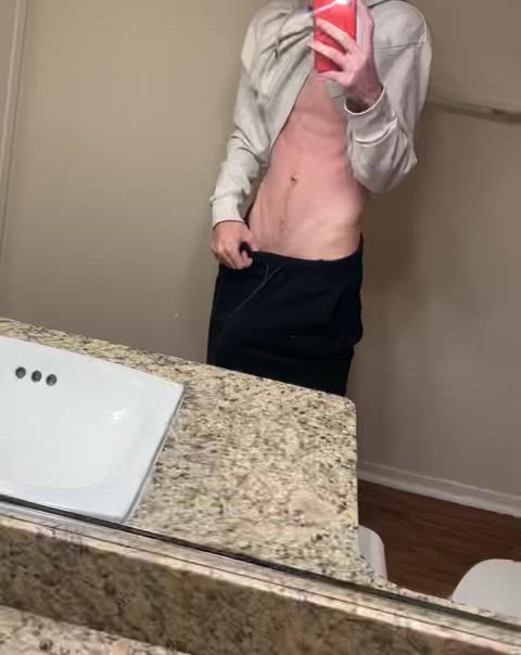 Did you think a skinny guy like me would have a cock like this? (21m)