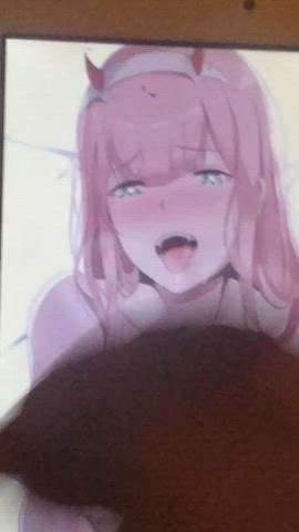 Cum tribute Zero Two