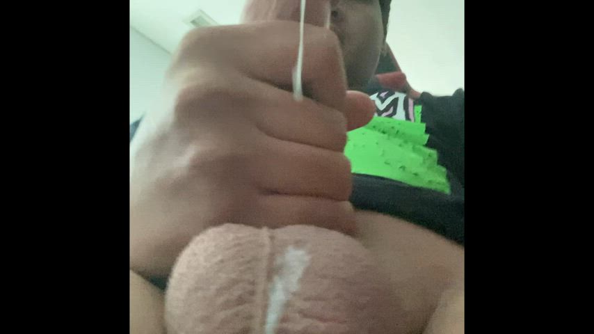 big balls big dick cum cumshot masturbating gif