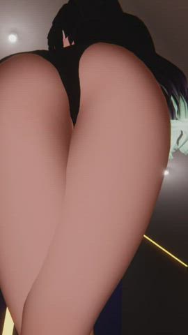 anime cartoon goth hentai lapdance vr gif