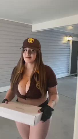 delivery tits titty drop gif