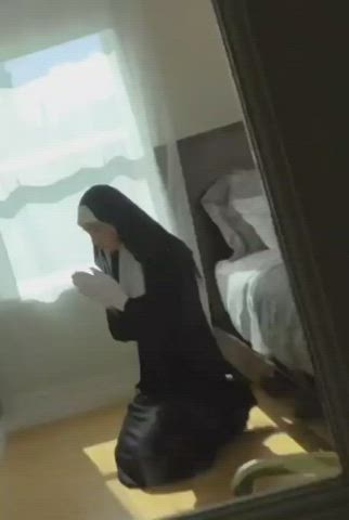 Asian Nun Trans gif