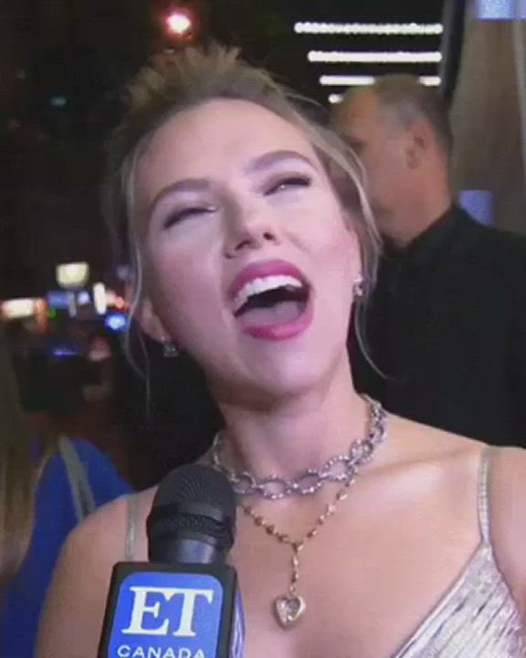 Celebrity Cum In Mouth Scarlett Johansson gif