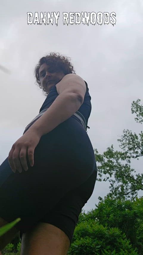 ass gay male manyvids outdoor public shorts solo trans trans man femboys thick-booty