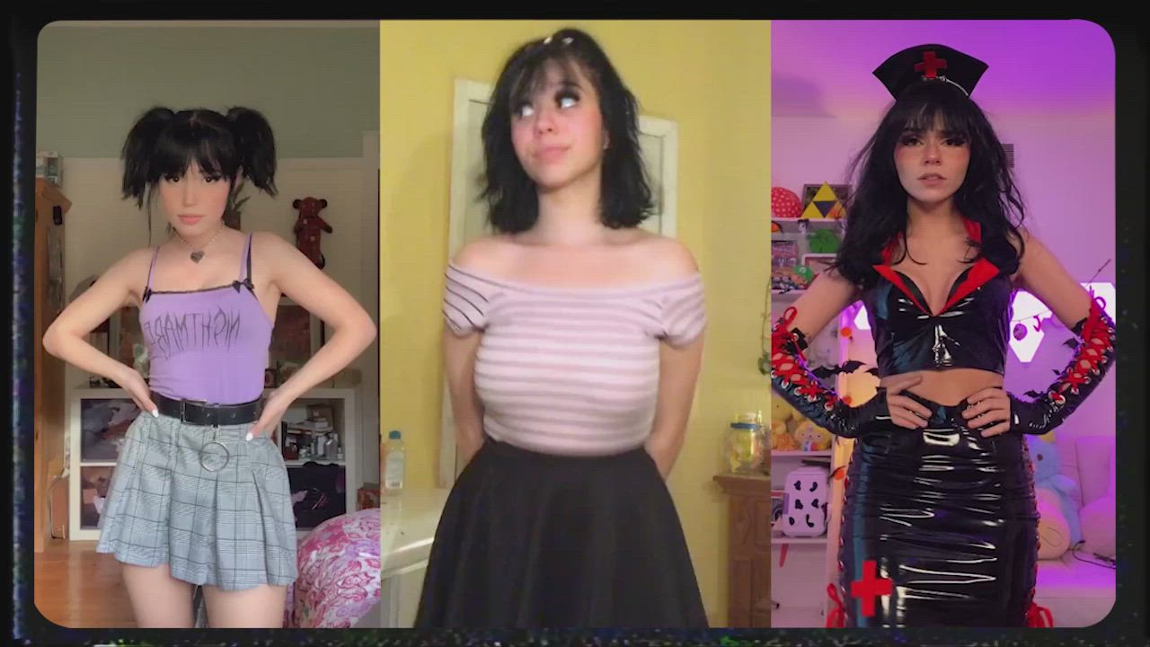 Big Tits Compilation Split Screen Porn TikTok Porn GIF by compilationparadise