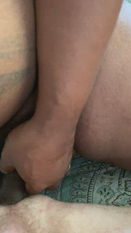 Bareback Daddy Interracial gif