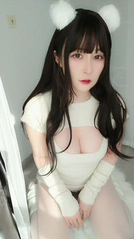 asian cosplay girls gif