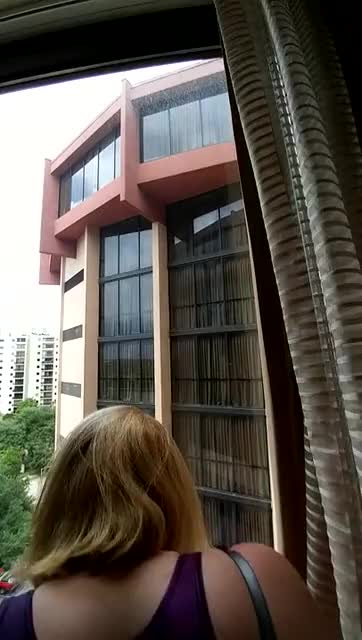 Fucking Gamer Girl By Hotel Window [GIF]