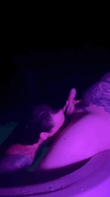 blowjob cock deepthroat homemade luna doom milf public real couple tattooed gif