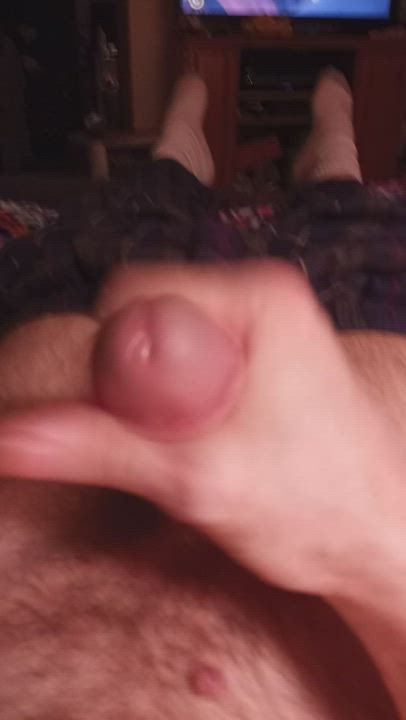 Jerk with cumshot.