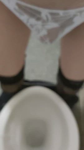 maid piss sissy gif