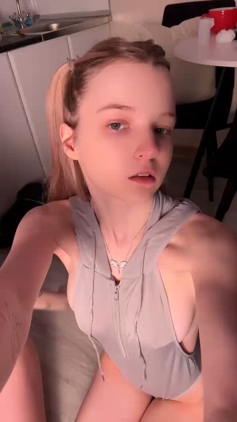 amateur blonde cute nipples sister teen tiktok tits white girl just-boobs legal-teens