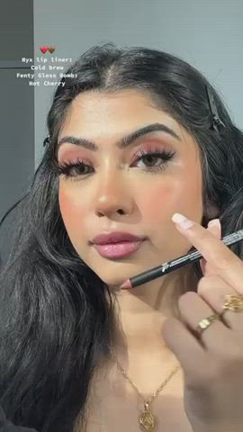 desi glamour lips lipstick lipstick fetish muslim pakistani pretty tiktok gif