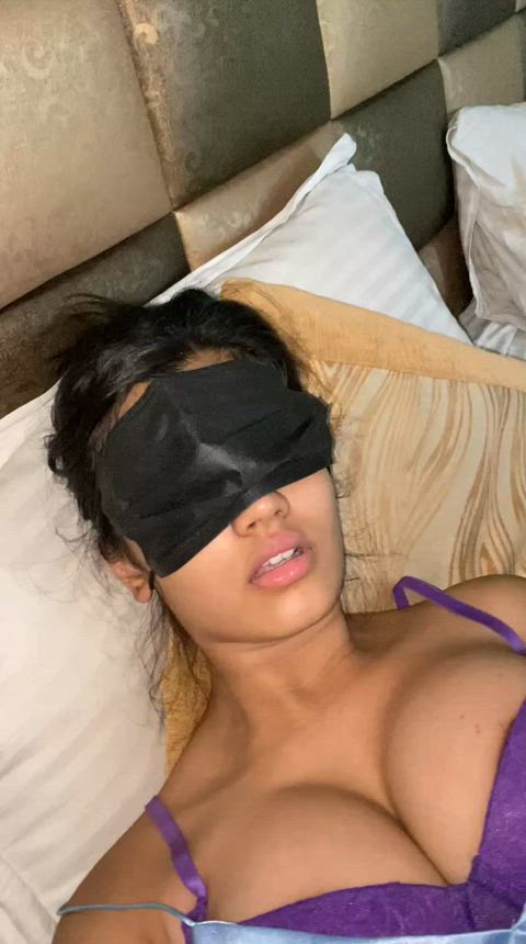 bed sex desi gf girlfriend hindi indian mask sensual sex gif