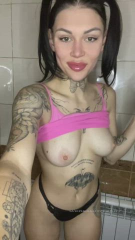 babe busty cute girls nude onlyfans tattoo adorable-porn gif