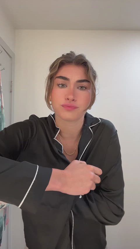 embarrassed nipslip tiktok gif