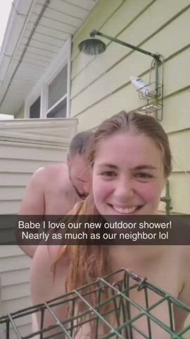 Outdoor shower