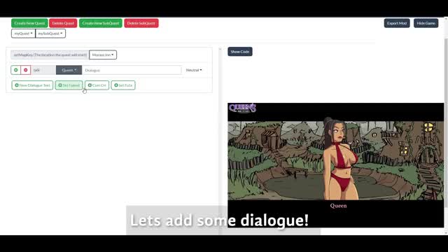 Queen's Brothel Dialogue Editor