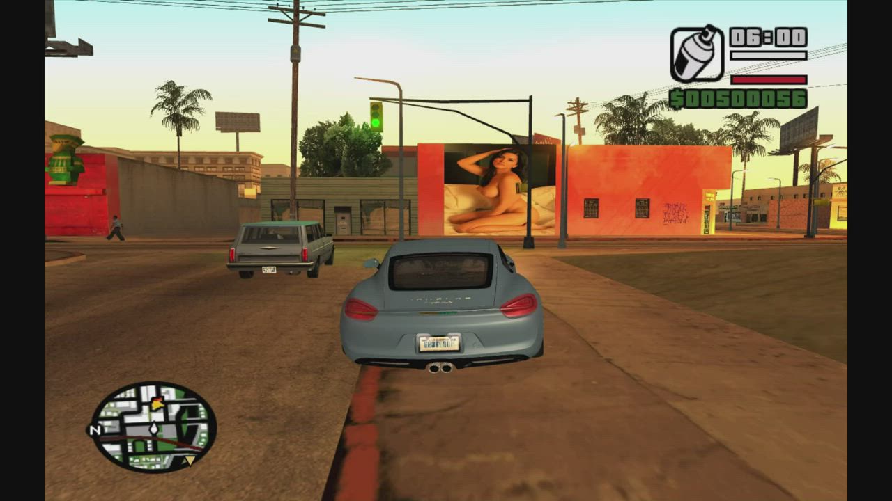 Sunny Leone NSFW Poster In GTA San Andreas