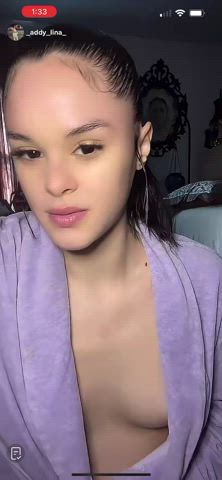 accidental nipslip tiktok gif