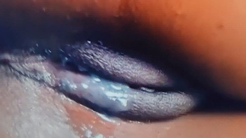 big ass creampie dripping ebony gif