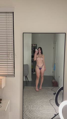 body boobs curvy tall thong tits gif