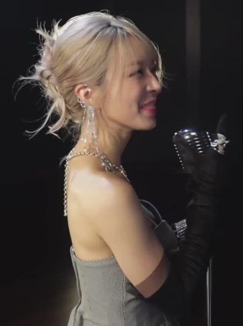 celebrity korean nipslip gif