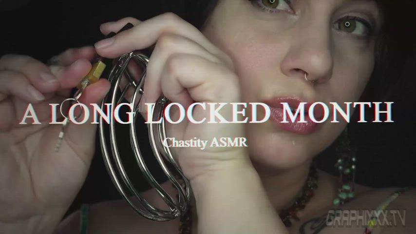 asmr chastity domination domme tease gif