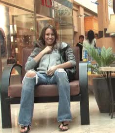 Gif - Public flash in a mall