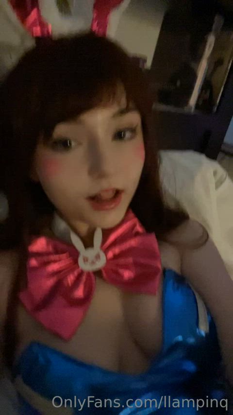 cosplay petite tongue gif