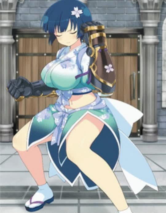 Senran Kagura Yozkura powering up