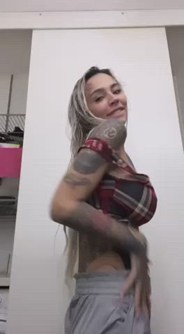 big tits dancing tattoo gif