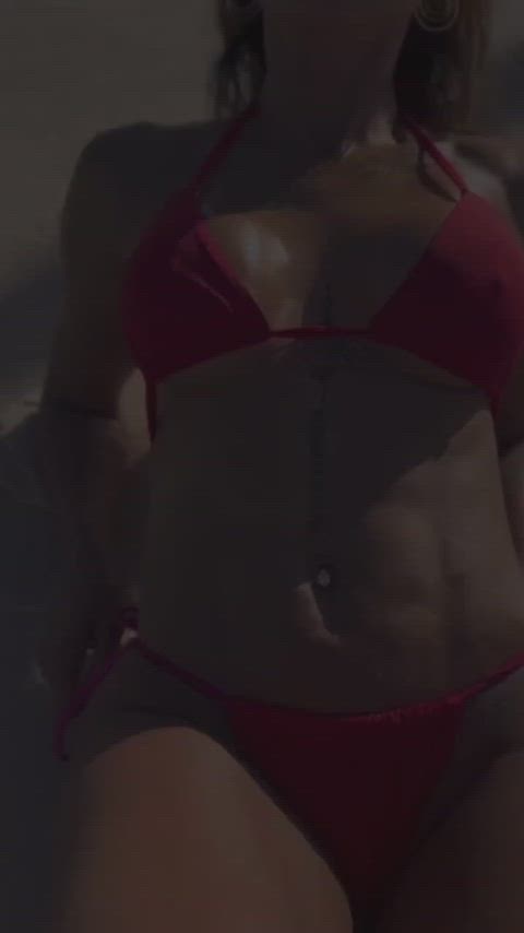 tits bikini abs gif