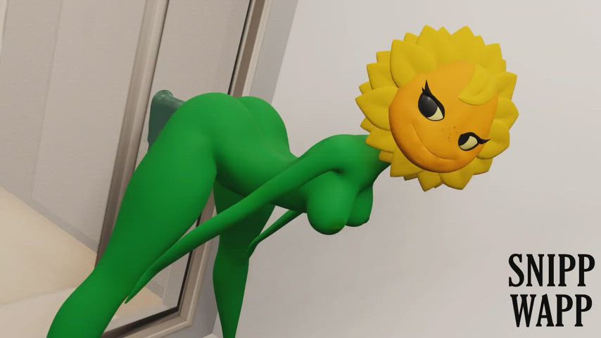 Solar Flare working that dildo (Snipp Wapp) [Plants Vs. Zombies Heroes]