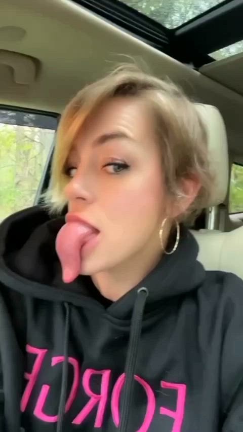 grandma long tongue milf tongue tongue fetish whore cumslut gif