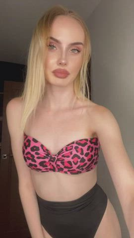 Blonde OnlyFans Petite gif