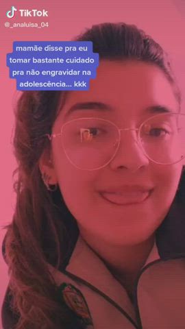 Cute Glasses Smile TikTok gif